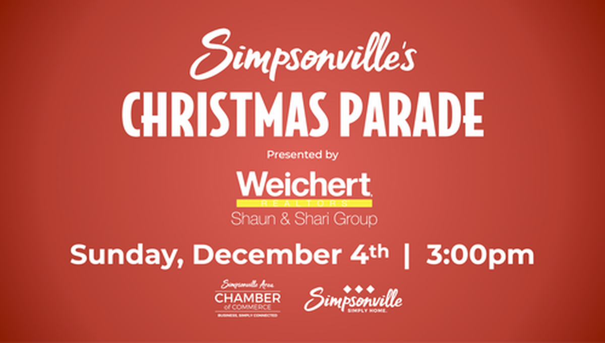 Simpsonville's Christmas Parade Presented By Weichert, Realtors Shaun